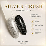 Studio Glam Silver Crush top