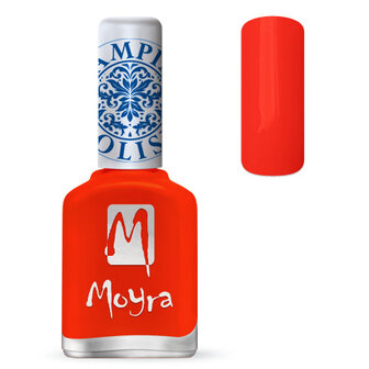 Moyra Stamping Nail Polish sp21 neon red