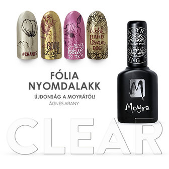 Moyra Foil Polish For Stamping fp08 Clear