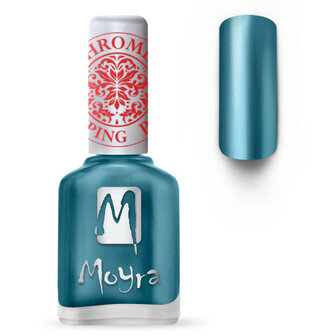 Moyra Stamping Nail Polish sp26 chrome blue
