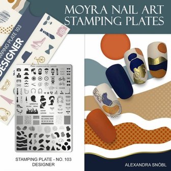 Moyra Stamping Plate 103 Designer
