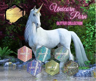 Unicorn Porn Glitters by Rob Rediers - complete set