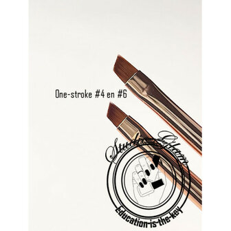 Studio Glam Penseel One-stroke #6 Angle