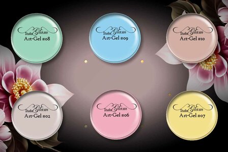 Studio Glam Pastel Art-Gel Collectie 6 kleuren 