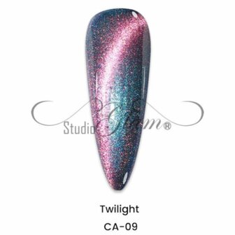 Studio GLAM Twilight Cat-Eye 09 &ndash; Lichtblauw/Roze