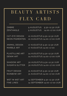 Beauty Artists Flex Card - 1 Workshop