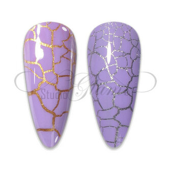 Studio Glam Crackle base polish Zilver