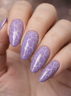 Studio Glam Crackle base polish Silver