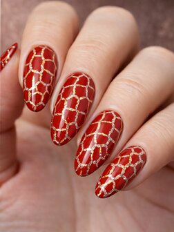 Studio Glam Crackle base polish Silver