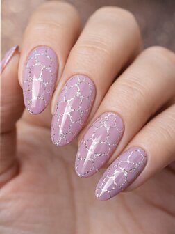 Studio Glam Crackle base polish Silver