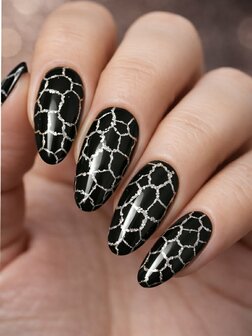 Studio Glam Crackle base polish Silver