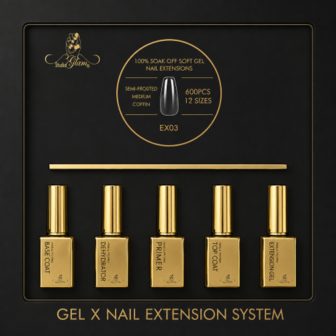 Studio Glam Gel X Nail Extension System (Coffin)