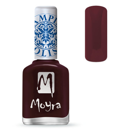 Moyra Stamping Nail Polish sp03 burgundy red