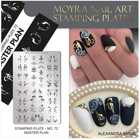 Moyra Stamping Plate 72 Master Plan