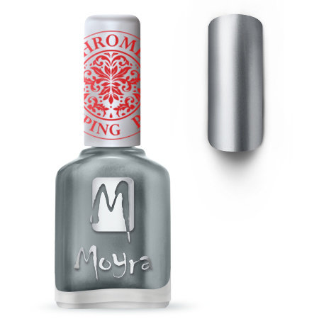 Moyra Stamping Nail Polish sp25 chrome silver
