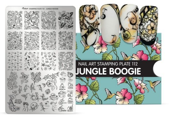 Moyra Stamping Plate 112 Jungle Boogie