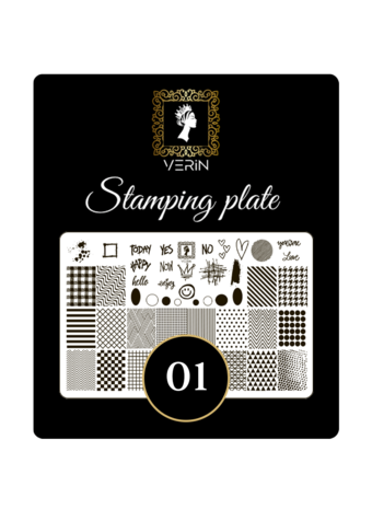 Verin Stamping Plate - no 1