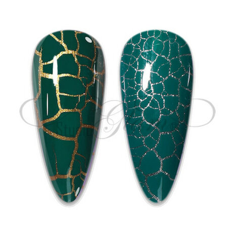Studio Glam Crackle base polish Zilver