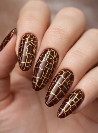 Studio Glam Crackle gelpolish Bruin