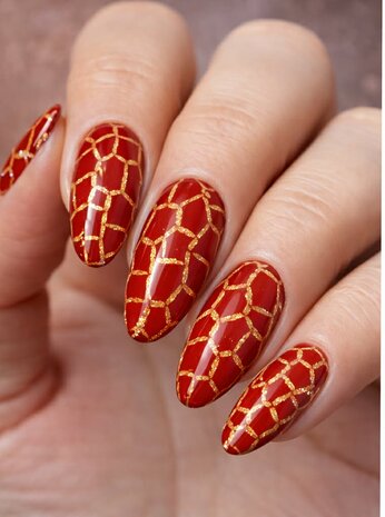 Studio Glam Crackle base polish GOUD