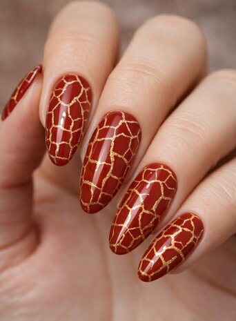 Studio Glam Crackle base polish GOUD