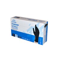 INTCO nitrile gloves - black - L