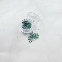 Nail Art Bloemetjes - Turquoise